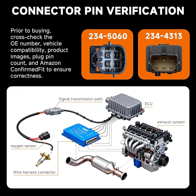 Upstream & Downstream O2 Sensor Set|Direct Replacement - Image 4