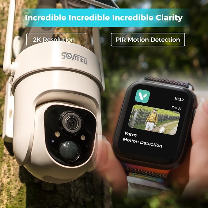 Sovmiku 2CQ3 4G LTE Cellular Security Camera Wireless Outdoor, $14.9/Month - Image 6