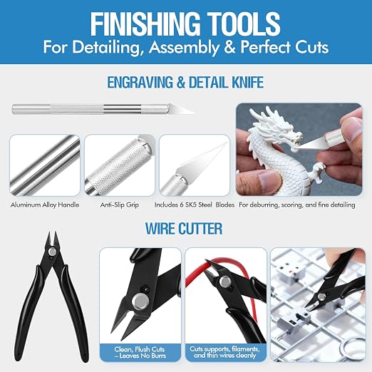 38PCS 3D Printer Tools, 3D Printer Tool Kit - Image 3
