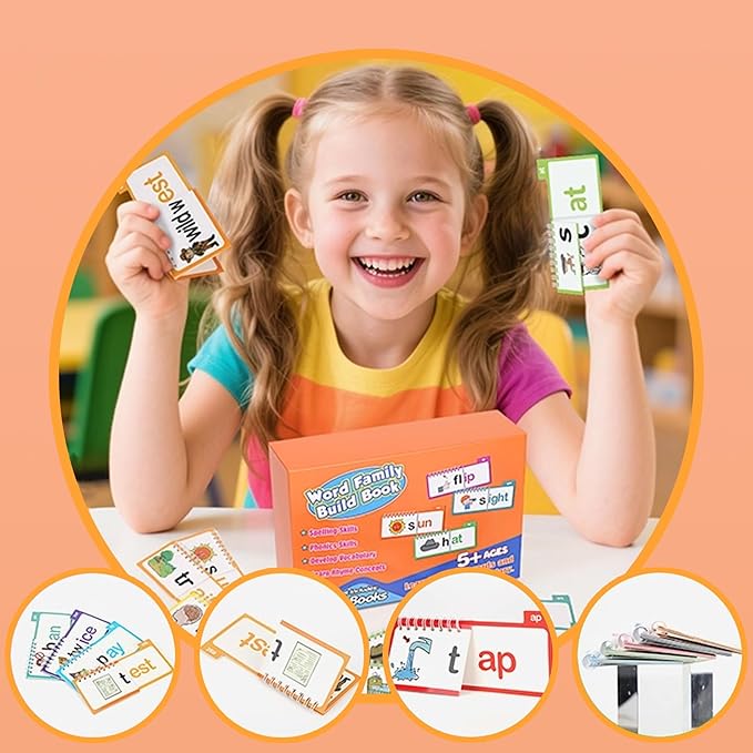 30 Read and Rhyme Flip Books Claritydream Flip Books ABC Vocabulary Flash Cards Interactive Reading Flash Cards