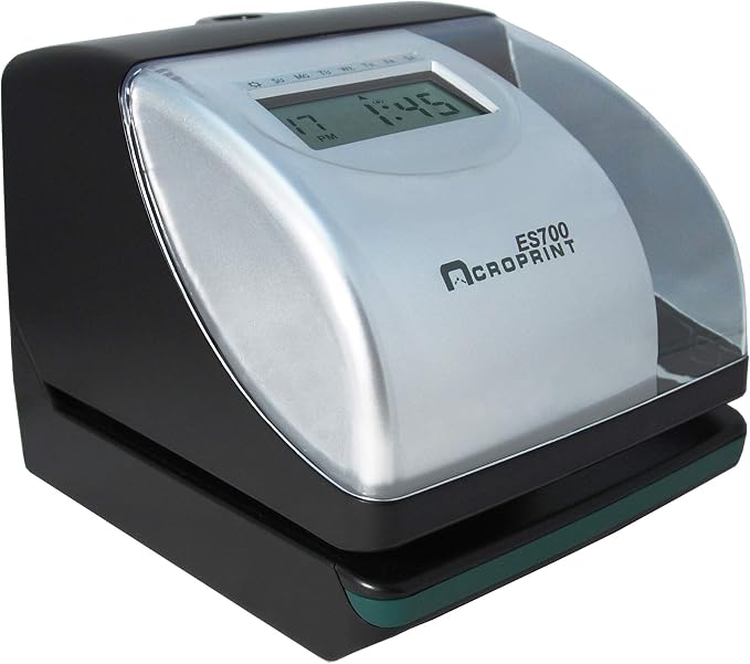 Acroprint Electronic Time Clock Machine – Time Stamp Machine - Image 2