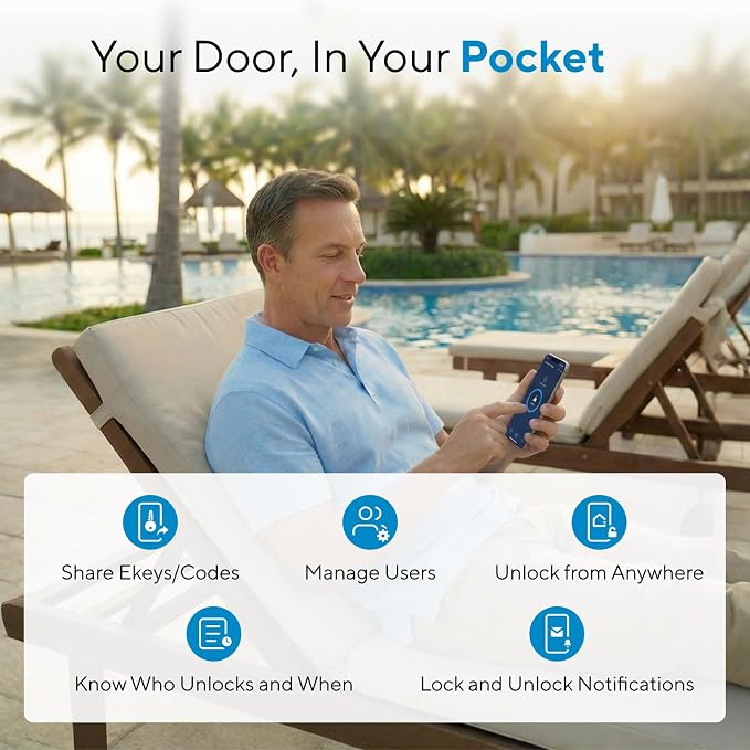 ULTRALOQ Bolt Fingerprint Smart Lock - Image 4