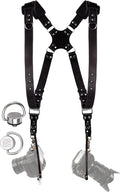 C Coiro Dual Camera Harness Shoulder Leather Camera Strap by CCoiro