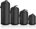 Selens 4 Pack Lens Cases with Thick Protective Neoprene Camera Lens Pouch Set by Selens