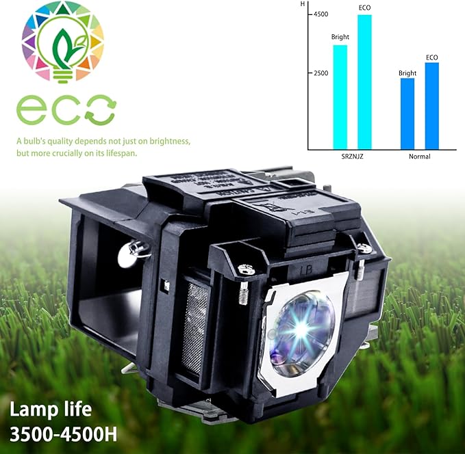 SRZNJZ ELP96 Original Replacement Projector Lamp Bulb for Epson ELPLP96 X39 W39 S39 109W VS250 VS350 VS355 EX3260 EX5260 EX9210 EX9220 EX7260 Powerlite Home Cinema 2150 1060 2100 660 760 760HD