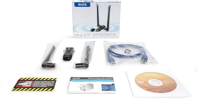 ALFA Network AWUS036ACM Long-Range Wide-Coverage Dual-Band AC1200 USB Wireless - Image 2