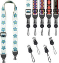 FIEIL Blue Floral Shoulder Strap, Adjustable Camera Strap by FIEIL