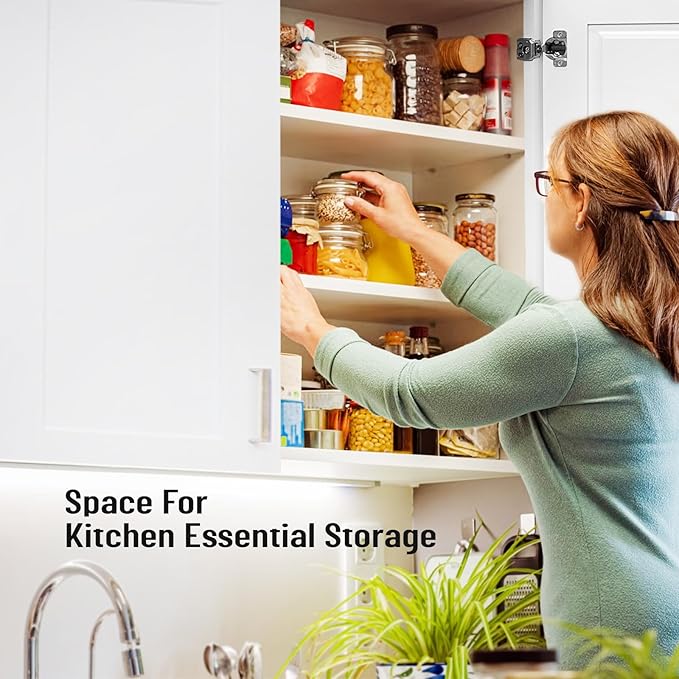 Wall Kitchen Cabinets, RTA Cabinets, White Shaker Cabinet, Wall Mounted, RTA Upper Cabinet, Modern for Kitchen and Bathroom with Door (White, 27" W x 42" H x 12" D)