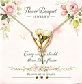 Flower Holder Necklace for Women Creative Mini Wearable Floral Vase Necklaces by Unknown