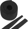 MECCANIXITY Braided Cable Sleeves Heat Shrinkable Fabric Sleeving, 5/8" 3ft Black 2:1 Ratio Heat Shrinkable Cord Protector for Harness Cable, Network Cable Protection, Cable Management