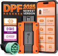 TopTekk Smart DPF Regeneration Tool, DPF Reset Device for Heavy Duty Trucks, Compatible with Paccar Engines, Real-Time Data Monitoring and Code Reset