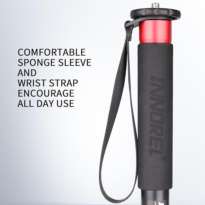 66.9in/170cm Camera Monopod INNOREL VM80A Aluminum Alloy Portable Compact - Image 3