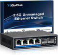 GiGaPlus 6 Ports 2.5Gb Unmanaged Ethernet Switch by GiGaPlus