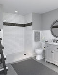 Miseno MSW-603696RFL Readyset 60" X 36" X 96" Fifteen Panel Alcove Shower Wall Kit - Cestrum