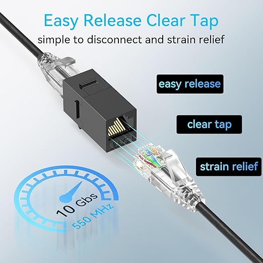 Sokqovt Cat6a Patch Cables Slim 6ft, Flexible Ethernet Cable 10G 550MHZ - Image 6