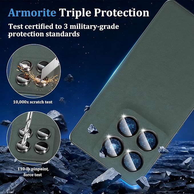 Compatible with Motorola Moto Edge 2025 Camera Lens Protector, Individual Metal - Image 5