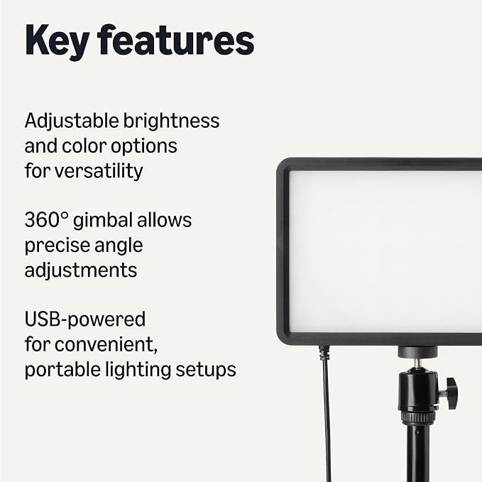 Amazon Basics 2-Pack LED Studio Lights - Image 2