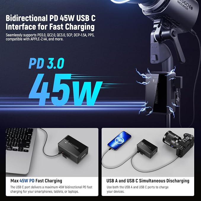 NEEWER Mini V Mount Battery - Image 2