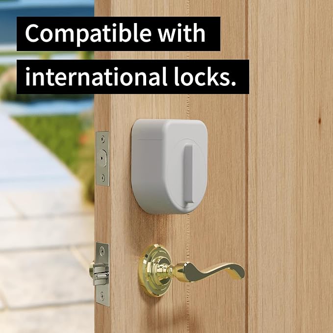 CANDY HOUSE Sesame 5 US, Smart Lock, Bluetooth Electronic Deadbolt, Auto-Lock, Keyless Entry Door Lock for Front Door, Fits Your Existing Deadbolt, for Airbnbs Vacation Rentals (Black)