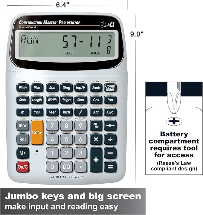 Calculated Industries 44080 Construction Master Pro-Desktop Advanced - Image 2