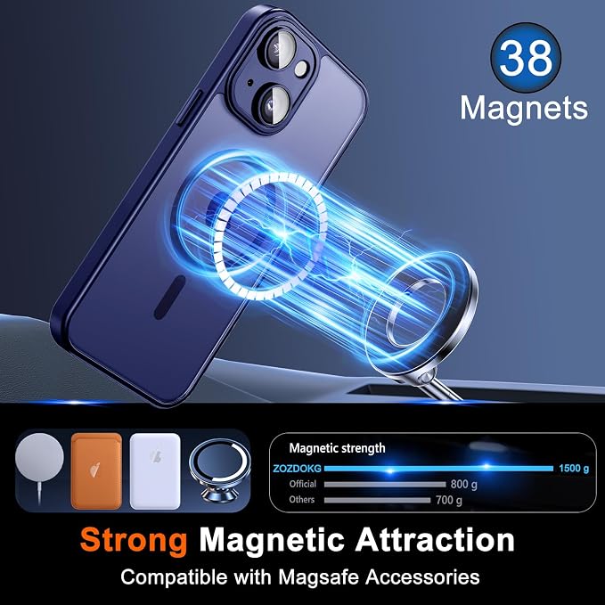 for iPhone 15 Case with Privacy Screen Protector and Camera Protection - Image 3