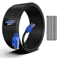 20FT Cat6 Outdoor Ethernet Cable, Heavy Duty Direct Burial, 24AWG CCA Patch Cord by ECJTU-US
