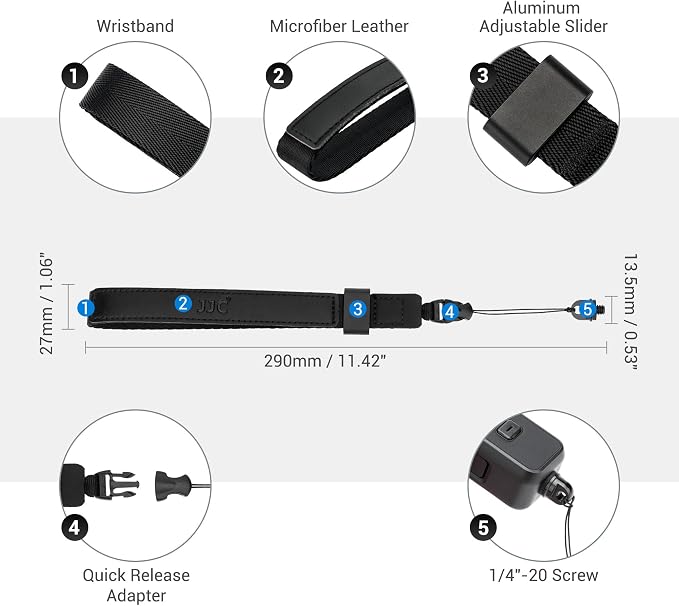 Mini EVO Strap, Adjustable Nylon Camera Hand Wrist Strap Lanyard - Image 8