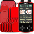 TENS EMS Unit Muscle Stimulator for Pain Relief Therapy - 4 in 1 TENS & EMS & Relax & Custom Frequency+Pulse - Muscle Massager 36 Modes 20 Intensity, Memory & Favorites Function, 3.8" Color Display