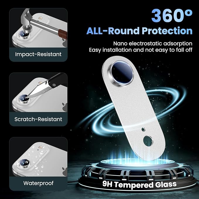 Uyiton Compatible with iPhone Air Camera Lens Protector - Image 2