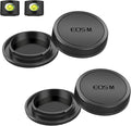 Body Cap & Rear Lens Cover for Canon EOS M50 Mark II M200 M100 M50 M6 Mark II by ULBTER