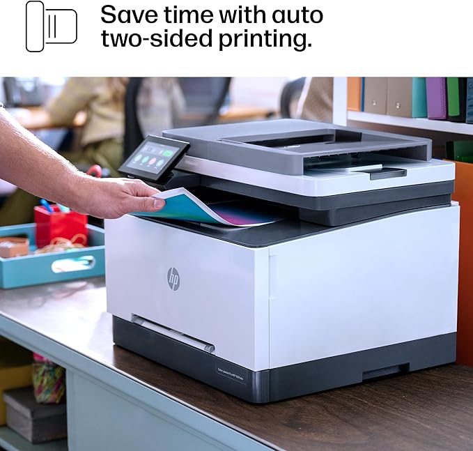HP Color LaserJet Pro MFP 3301sdw Wireless All-in-One Color Laser Printer, Office Printer, Scanner, Copier, ADF, Duplex, Best-for-Office (499Q3F)