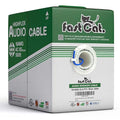 fast Cat. Audio Cable/Speaker Wire - PVC Jacket - UL Listed & (CMR-CL3R-FT4) Rated in-Wall Use - 100% Oxygen-Free Pure Bare Copper (OFC) - 500ft Pull Box (16AWG 4C (65) Highflex, Blue)