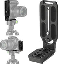 DSLR Camera L Bracket with 1/4" & 3/8" Screw Hole, Vertical Horizontal by Bestoct