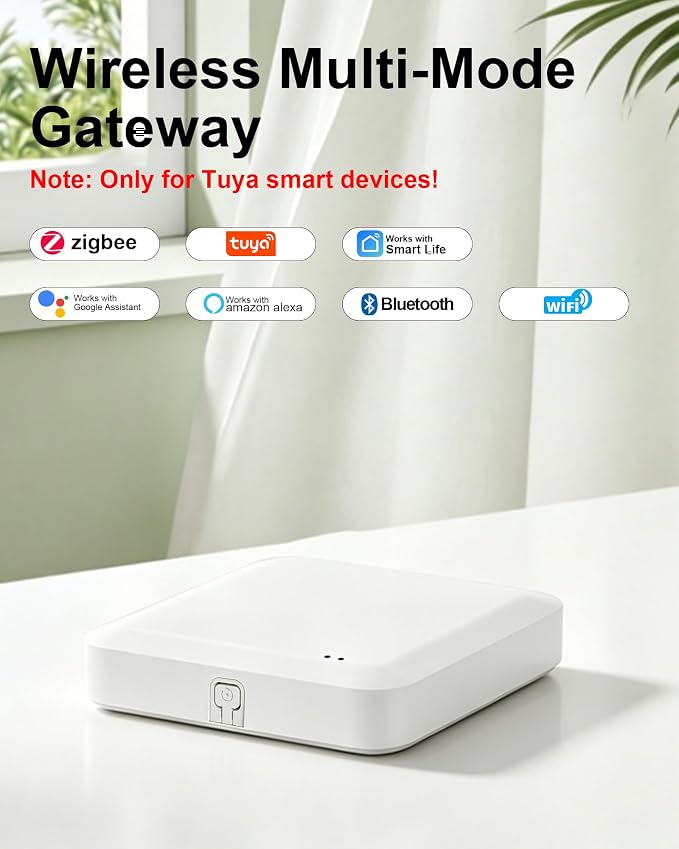 Tuya ZigBee 3.0 Hub/Wireless Gateway, WiFi Smart Home Bridge Remote Controller - Image 2