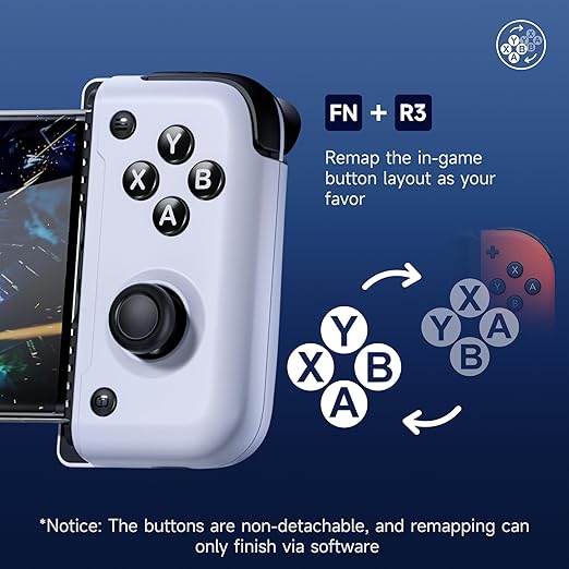 EasySMX M05 Mobile Gaming Controller for iPhone 15 Series (USB-C),Android Gaming Controller with Hall Trigger,Advanced Vibration,Plug & Play,Bluetooth (Type-C)