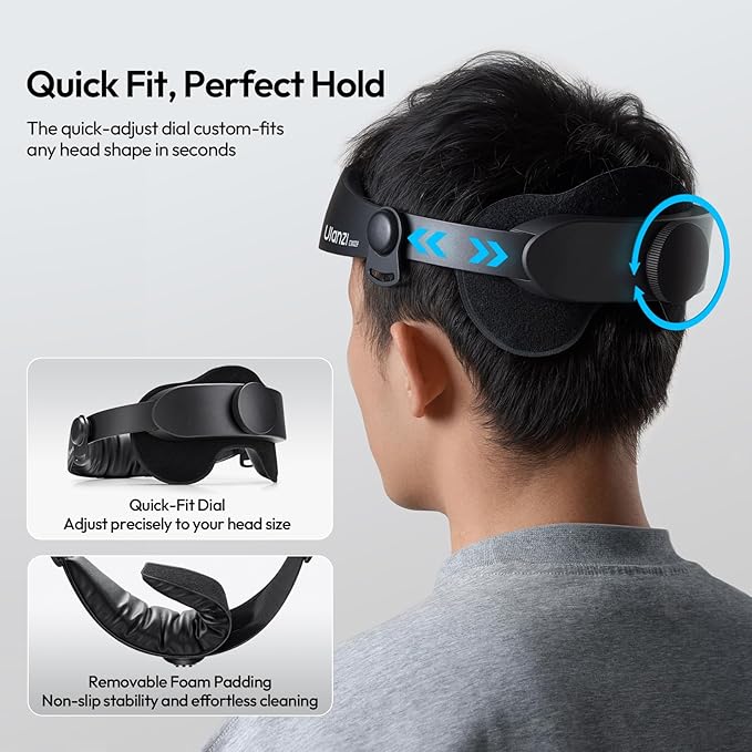 ULANZI Head Strap Mount for Action Camera & Phone, Comfortable POV Head Mount - Image 4