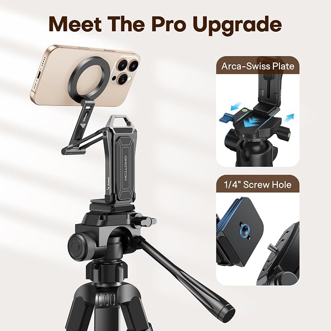 OMOTON TP02 360°Rotating for MagSafe Tripod, New Upgrade - Image 2