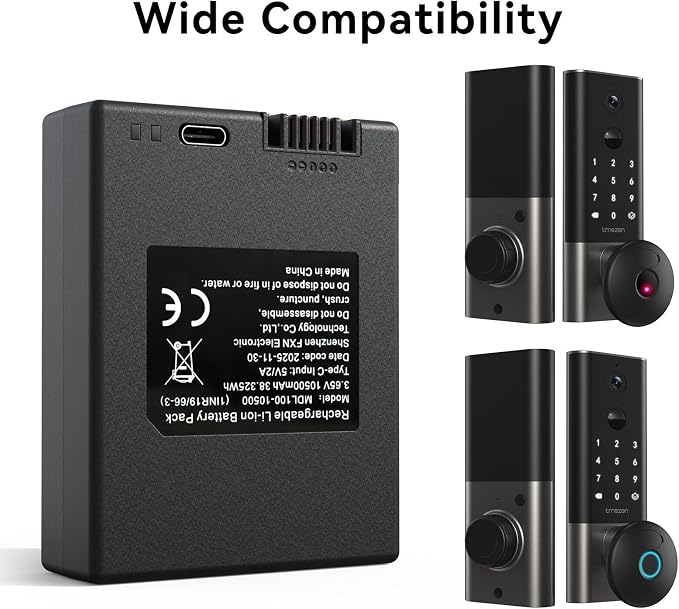 Power Supply for Smart Door Lock Electric Lock Camera Input 110V-240V AC to - Image 3
