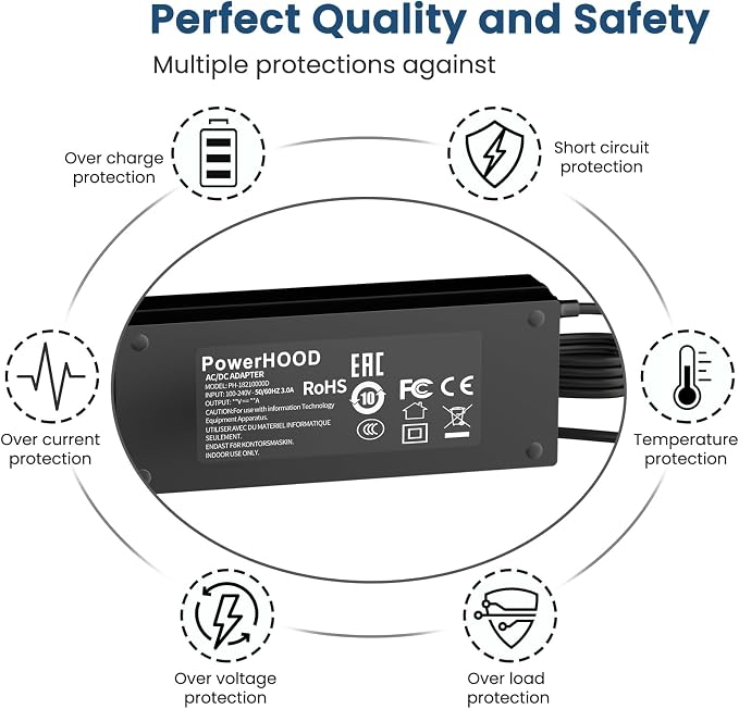 12V AC/DC Adapter Compatible - Image 4