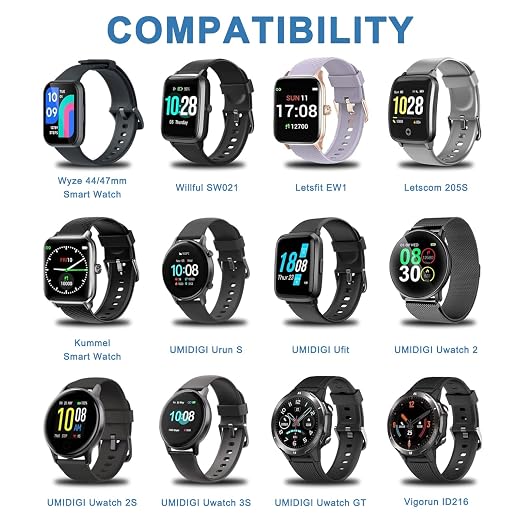 Vancle 2 Pack VeryFit Smartwatch Charger Cable, Magnetic USB Charging Cable - Image 2