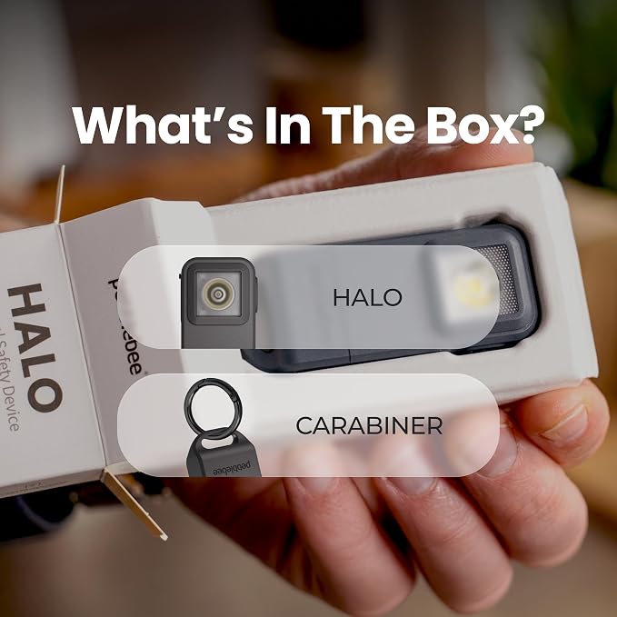 Pebblebee Halo Personal Safety Alarm | Loud Siren & Strobe Lights - Image 8