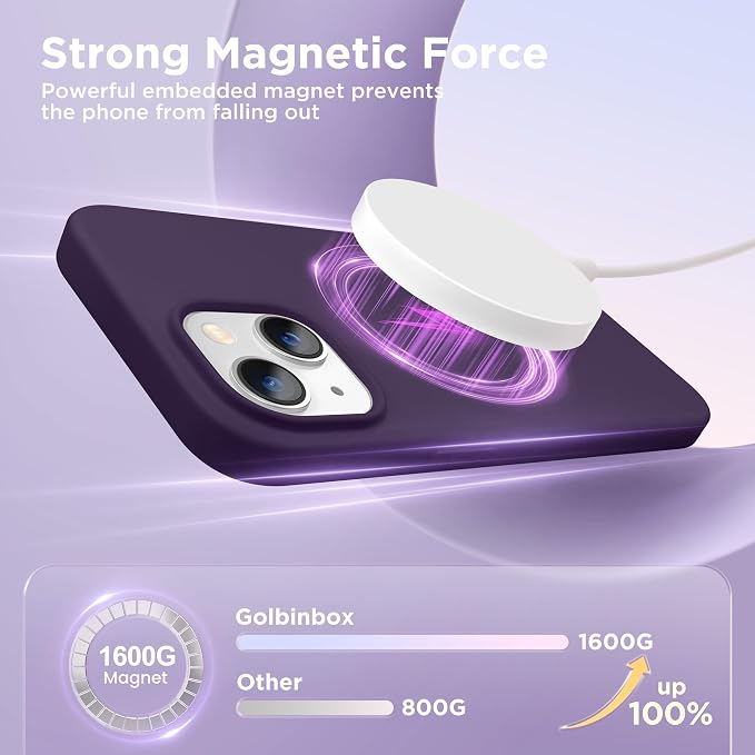 GolbinBox Magnetic for iPhone 13 Case & iPhone 14 Case, Compatible - Image 3