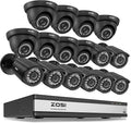 ZOSI 16CH 3K Lite Security Camera System Indoor Outdoor, AI Human Vehicle by ZOSI
