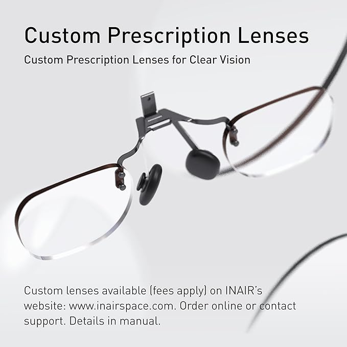 INAIR 2 Pro Go Pack| INAIR OS| AR Glasses + Pod + Fold Keyboard| Compatible with Vast Android apps| 6-Screen Expansion| Wireless PC Streaming| 3DoF Spatial Hovering| Real‑Time 2D‑to‑3D