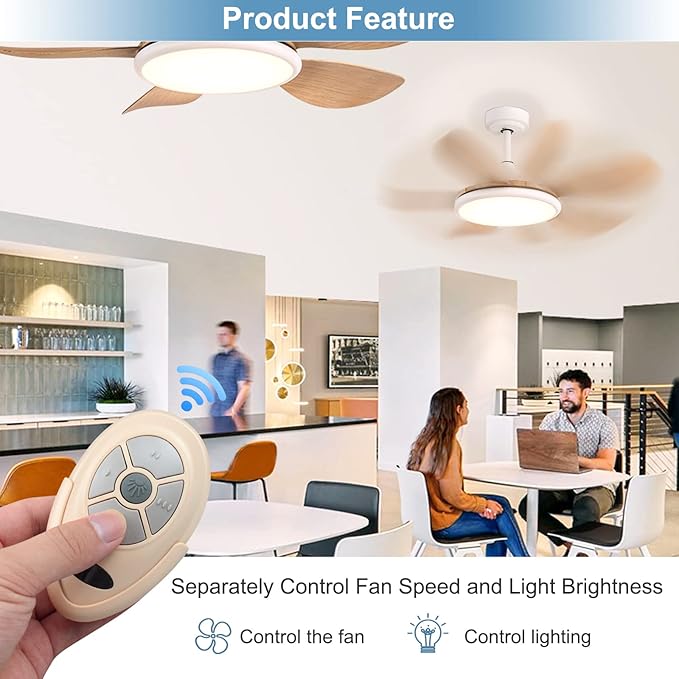 Universal Ceiling Fan Remote Control Kit Dimmable, Replacement for Hampton Bay, Hunter,Allen+Roth Kichler, FAN-28R L3HFAN35T1 FAN-35T1 L3HFAN35T FAN-35T KUJCE9603 UC7202T CHQ7202T