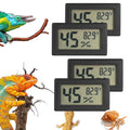 Reptile Thermometer and Humidity Gauge Digtal Terrarium Thermometer Rectangle by SerundoAuto