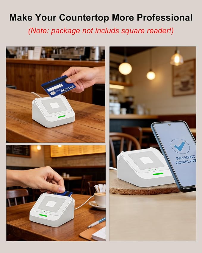 WUKUR Dock for Square Reader 2nd Generation, Holder Stand for Square Card - Image 4