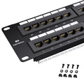Cable Matters 48 Port Patch Panel Rackmount or Wall Mount 19-Inch, 2U Cat6 by CableMatters