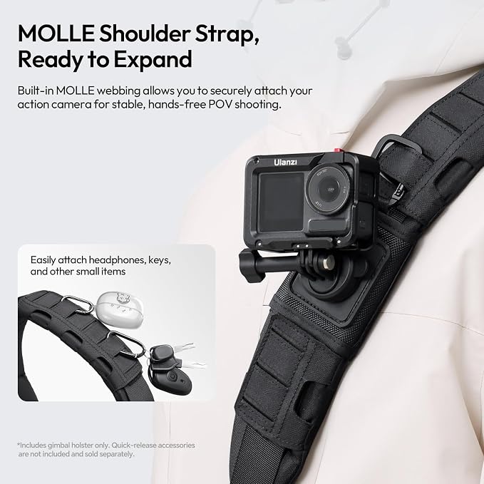 ULANZI CB01 Camera Sling Bag for Mirrorless DSLR Cameras & 3-Axis Gimbal - Image 3