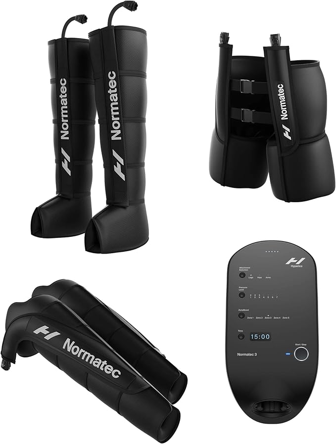 Hyperice Normatec 3 - Recovery System with Patented Dynamic Compression Massage Technology (Normatec 3 Full Body (Standard Legs + Hips + Arms) FSA-HSA